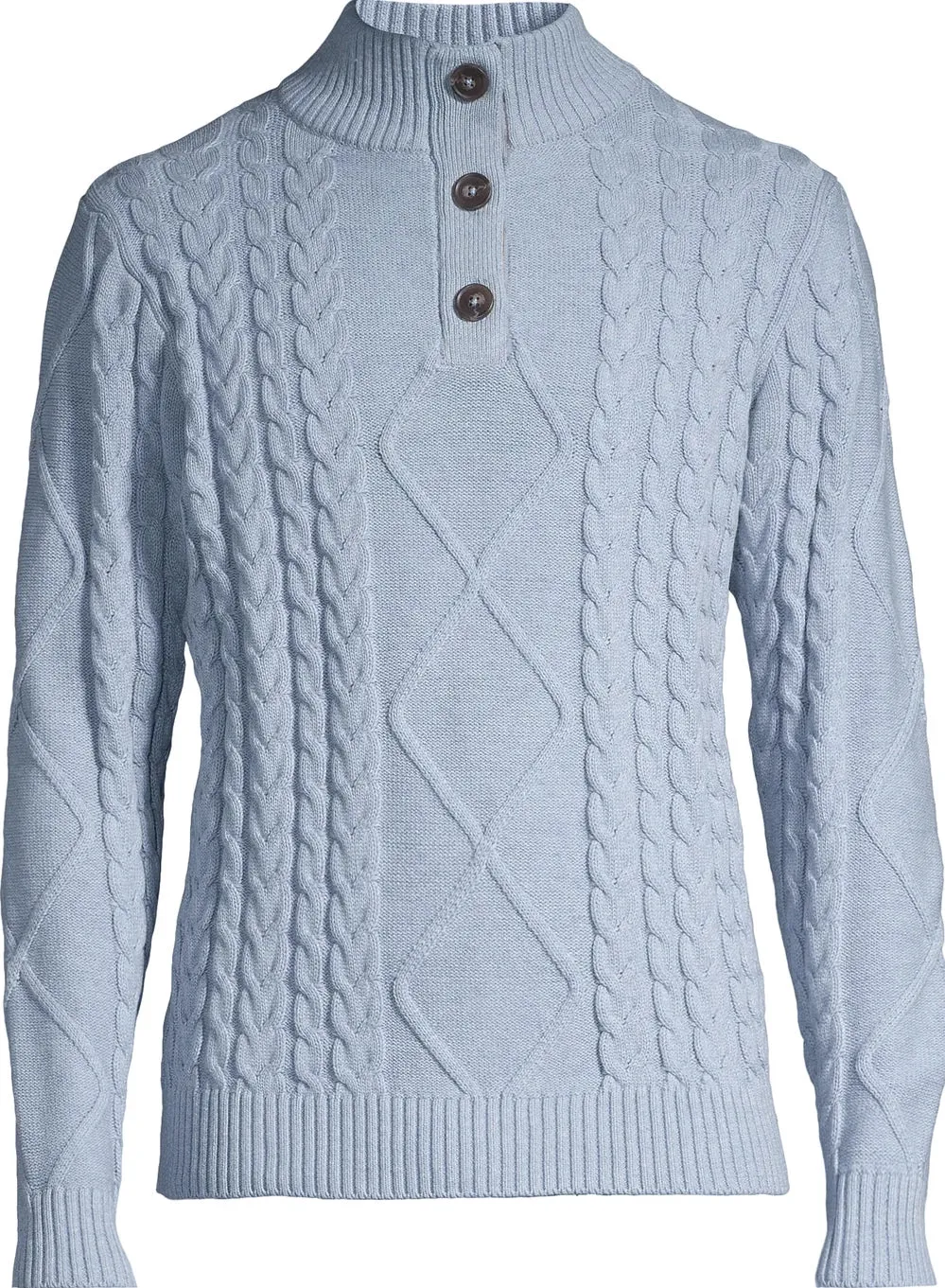 SOUL OF LONDON MOCK SWEATER- Light Blue sold by Esco Clothiers product image thumbnail 2