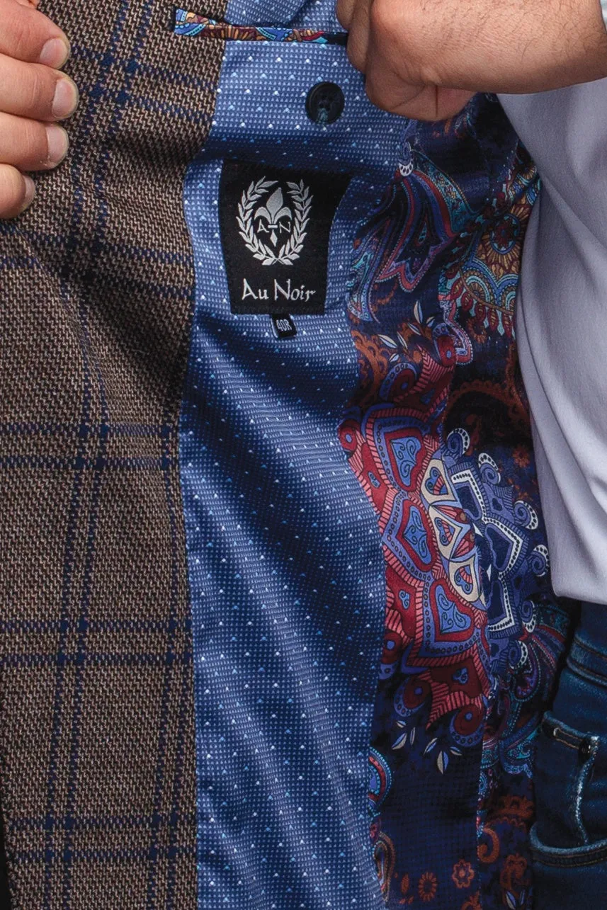 AU NOIR BLAZER- BROSNAN Tobacco sold by Esco Clothiers product image thumbnail 3