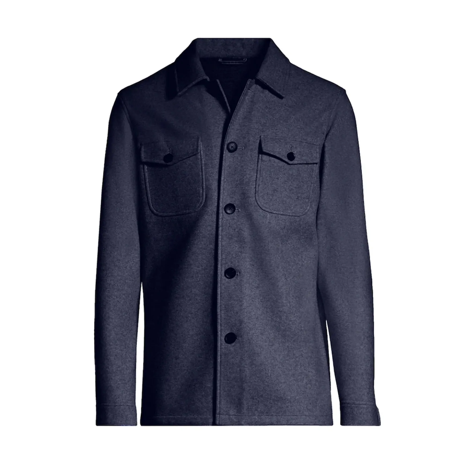 SOUL OF LONDON SHIRT JACKET- Navy sold by Esco Clothiers