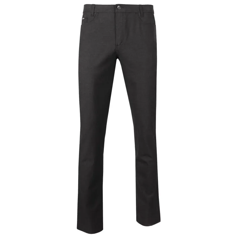 MARCO-5-POCKET MAXI PANT- Graphite sold by Esco Clothiers