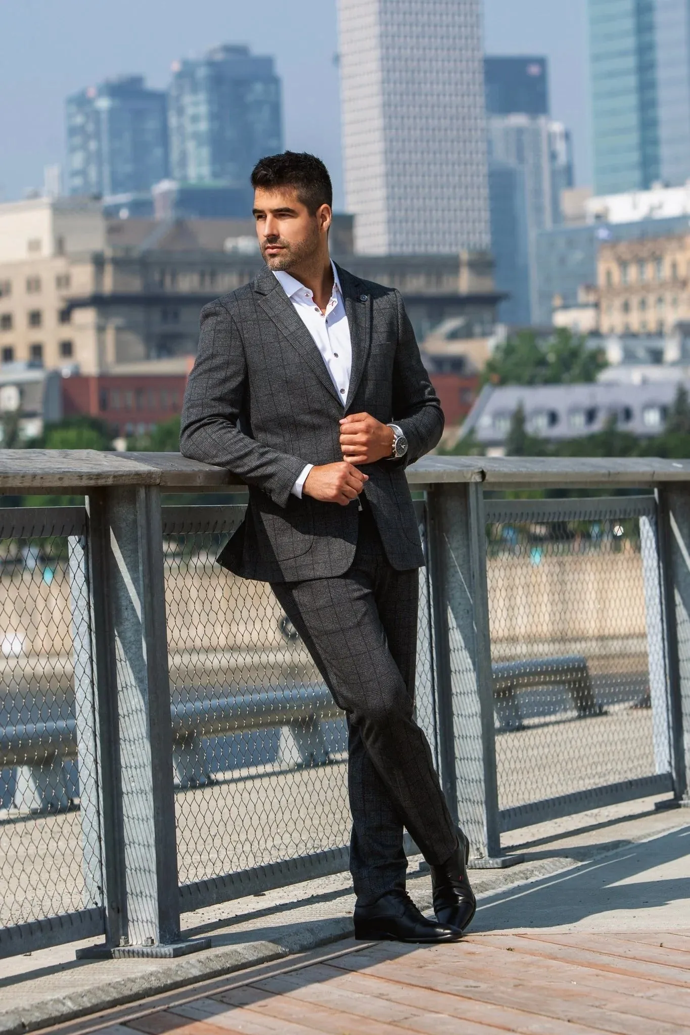 AU NOIR ULTRA STRETCH PANT- WEAVING-WESSON Black sold by Esco Clothiers product image thumbnail 3