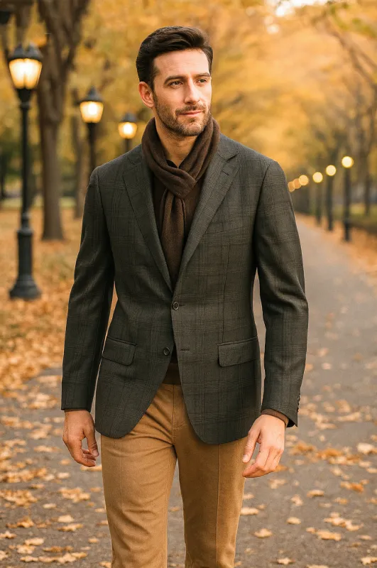 PAUL BETENLY BLAZER- Olive sold by Esco Clothiers