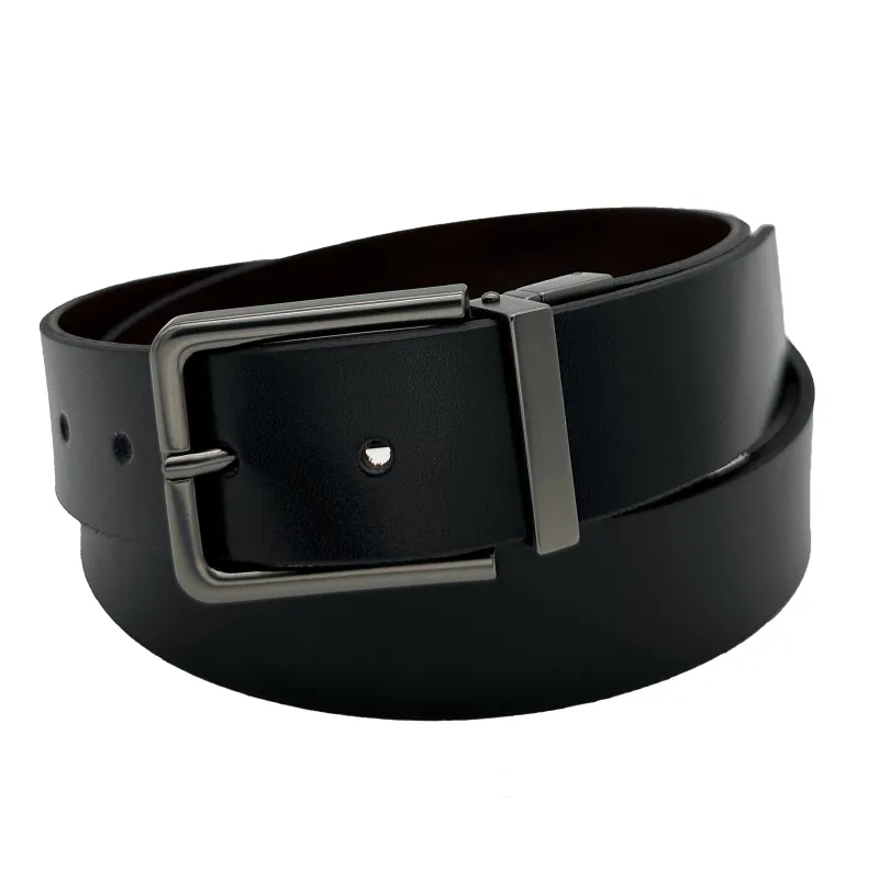 BENCH CRAFT LEATHER BELT- REVERSIBLE Black/Brown sold by Esco Clothiers