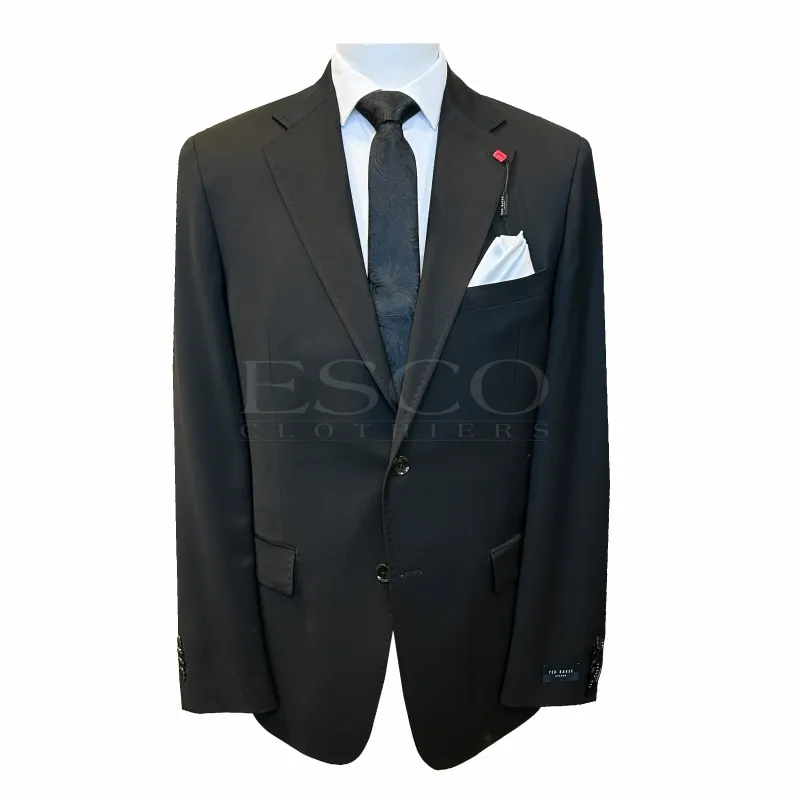 TED BAKER 2 PIECE SUIT- Black sold by Esco Clothiers