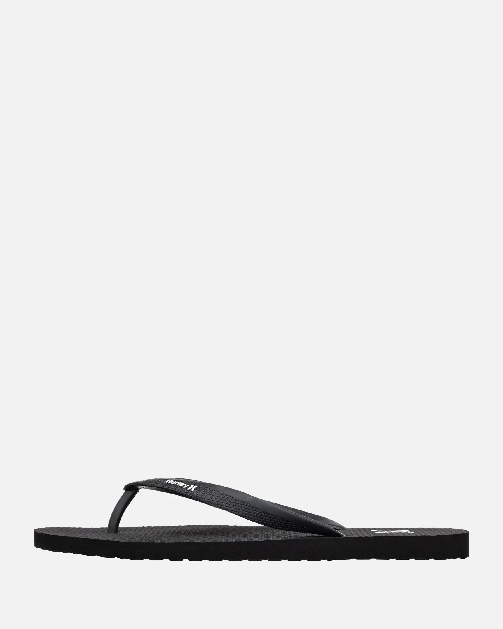 Hurley Icon Solid Black Flip Flop Sandal sold by Esco Clothiers product image thumbnail 3