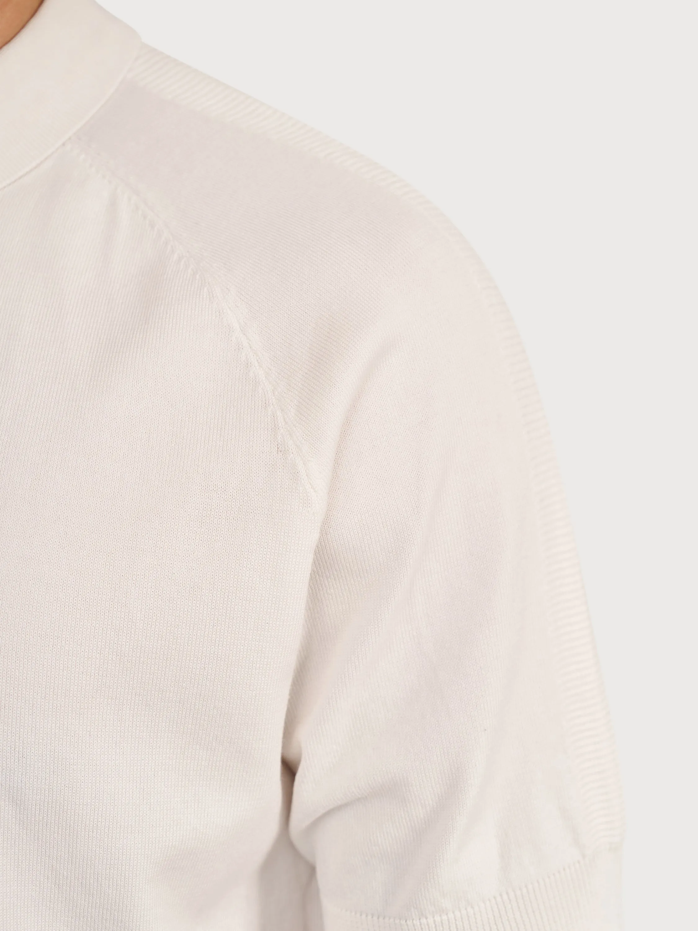 Blue Industry Luxe Polo shirt- White sold by Esco Clothiers product image thumbnail 4