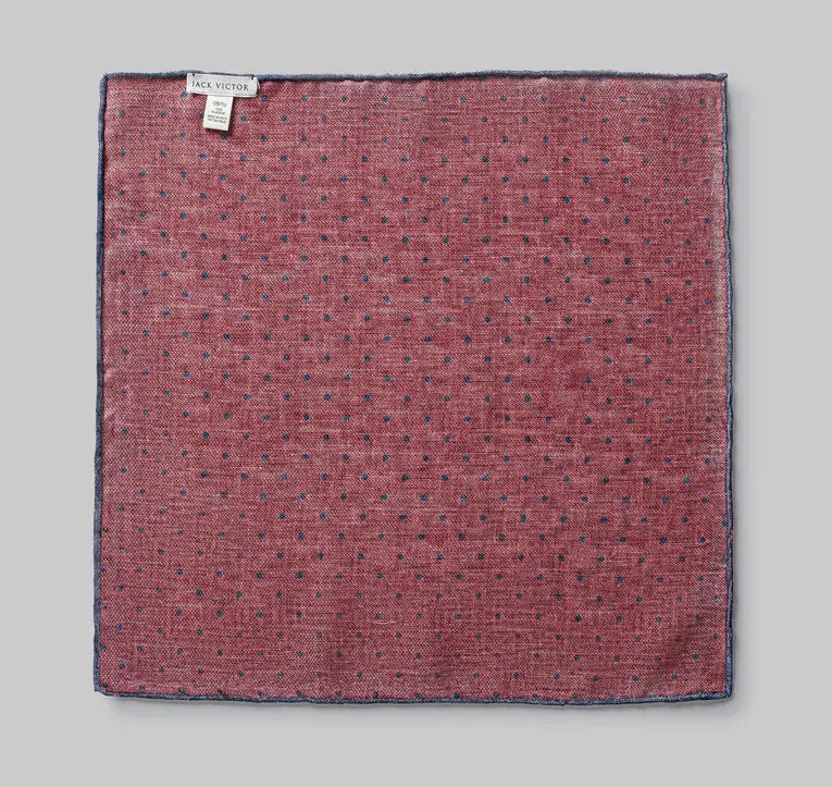 JACK VICTOR SILK POCKET SQUARE sold by Esco Clothiers product image thumbnail 3