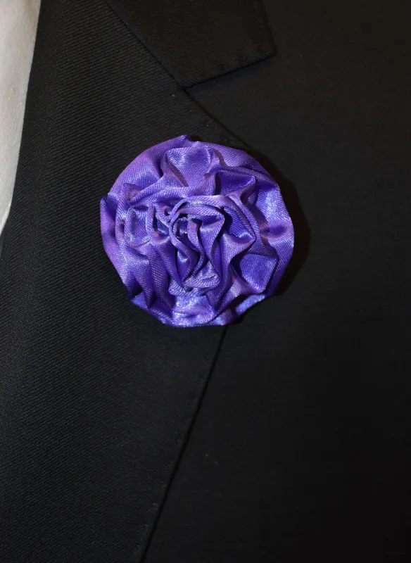 IKE BEHAR FLOWER PIN- PURPLE sold by Esco Clothiers