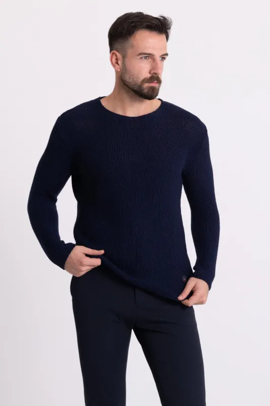 MCR MEN'S SWEATER- DARK BLUE sold by Esco Clothiers