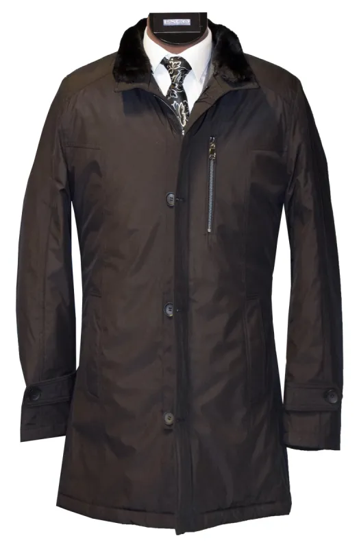 LIEF HORSENS WINTER COAT-BLACK sold by Esco Clothiers