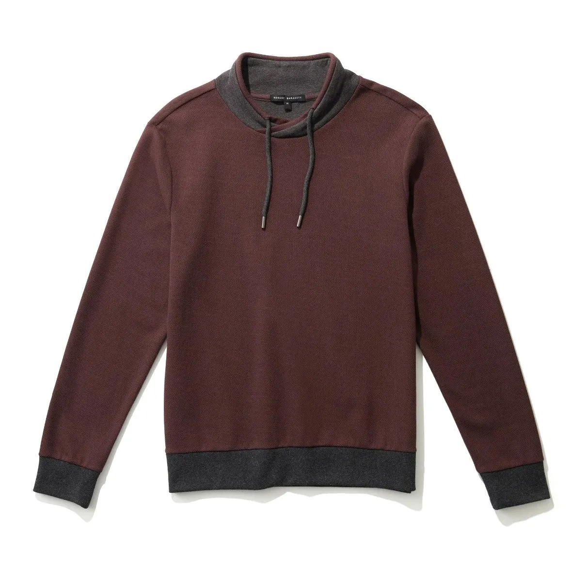 RIVERBEND CROSSOVER MOCK - BORDEAUX sold by Esco Clothiers