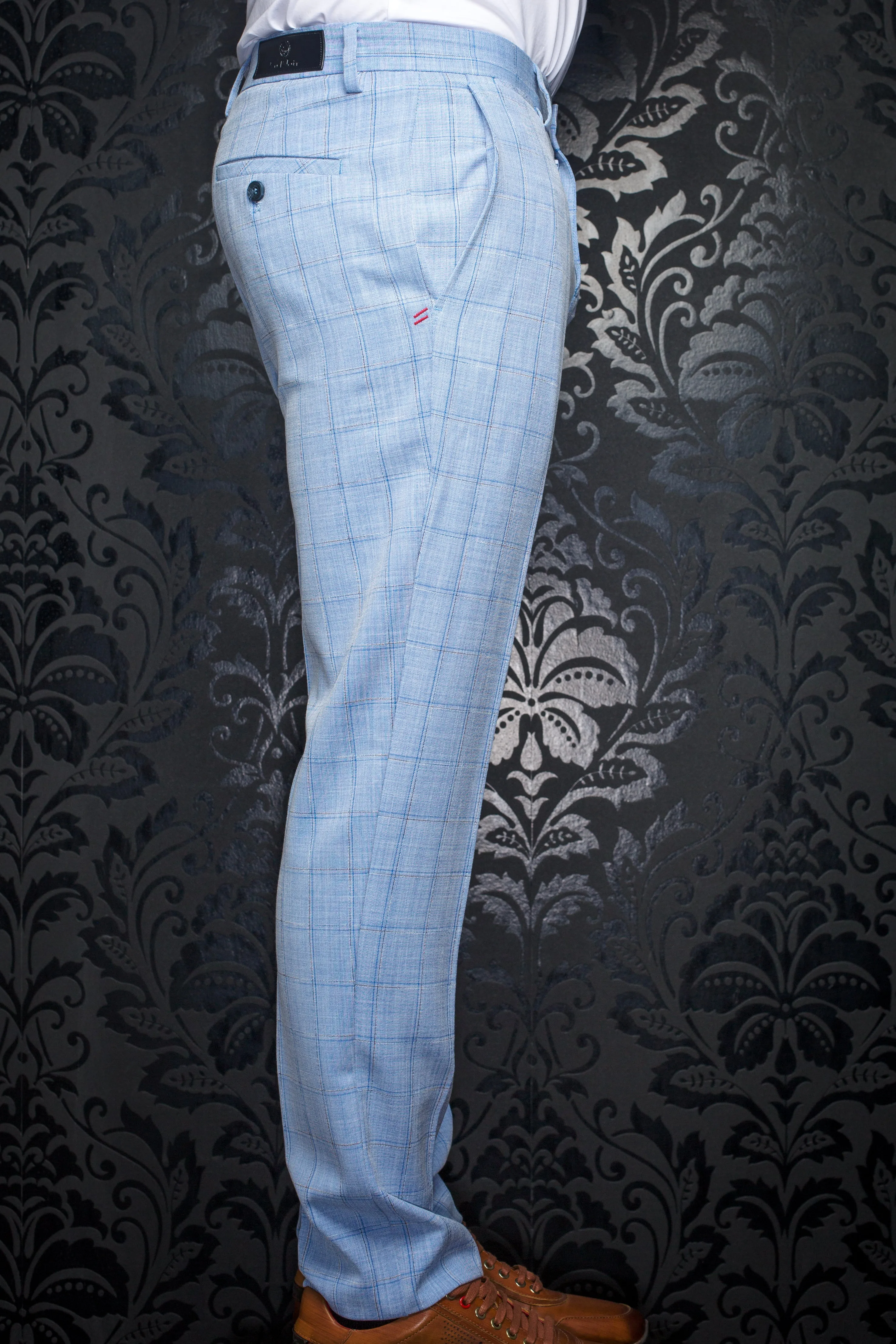 AU NOIR STRETCH PANTS- WESSON-PICCOLI sold by Esco Clothiers