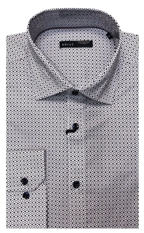 HORST LONG SLEEVE SHIRT- BURGUNDY sold by Esco Clothiers