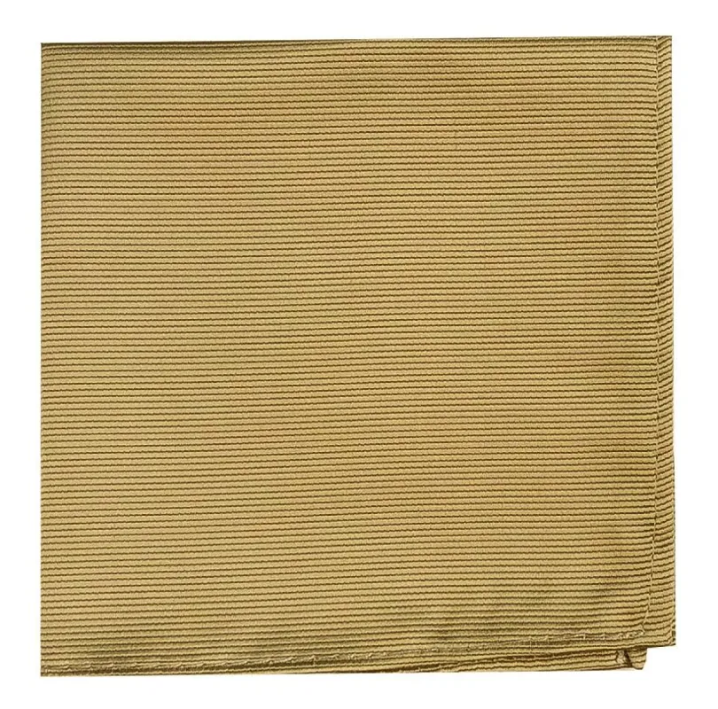 POCKET SQUARE- VENETIAN GOLD sold by Esco Clothiers