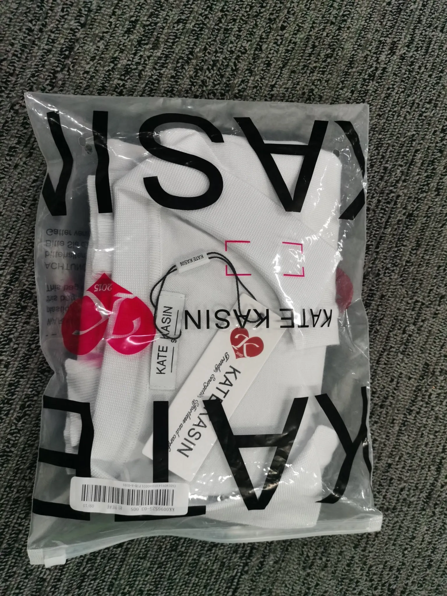 Kate Kasin Women Short Sleeve Polo Sweater V Neck Knitted Tops Casual Ribbed Shirt Loose Pullover Sweater sold by Kate Kasin product image thumbnail 5