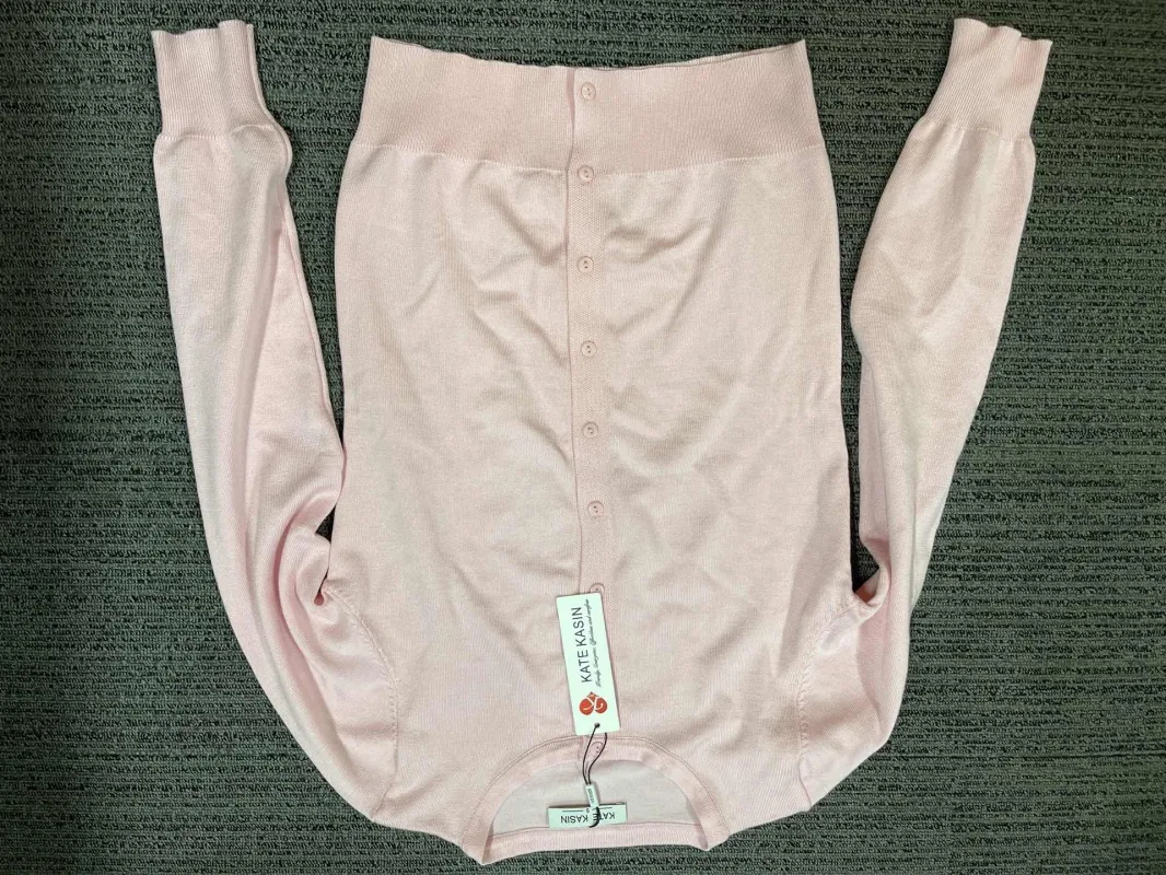 Kate Kasin Women's Long Sleeve Button Down Crew Neck Classic Sweater Knit Cardigan sold by Kate Kasin