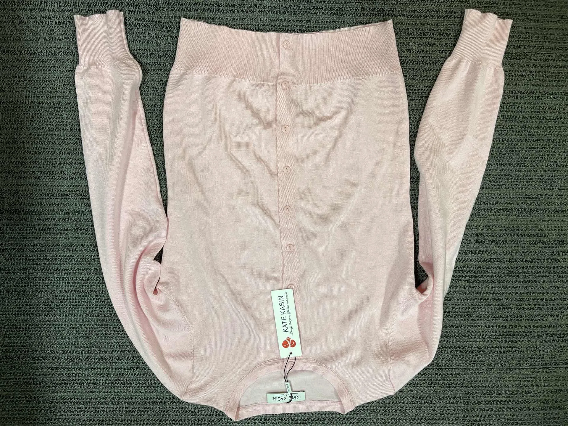 Kate Kasin Women's Long Sleeve Button Down Crew Neck Classic Sweater Knit Cardigan sold by Kate Kasin