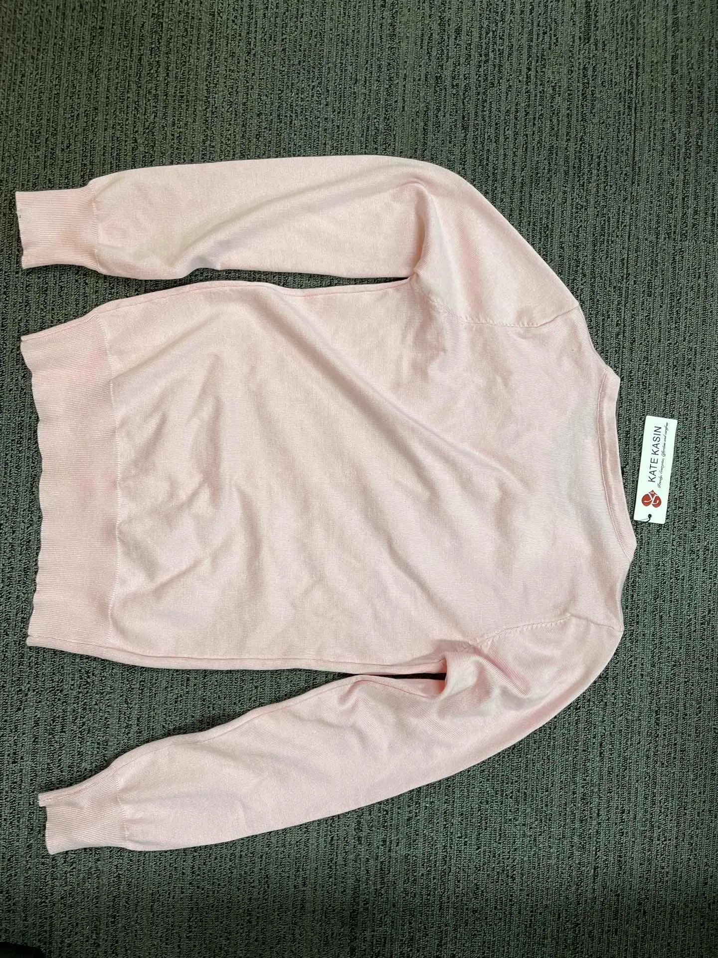 Kate Kasin Women's Long Sleeve Button Down Crew Neck Classic Sweater Knit Cardigan sold by Kate Kasin product image thumbnail 2