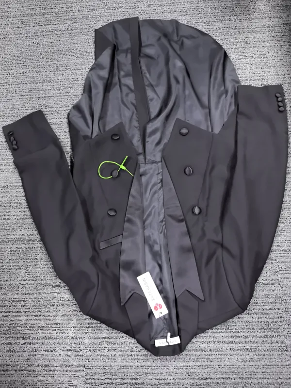 Kate Kasin Tuxedo Suits for Men Solid Top Regular Fit Formal Suit Peak Lapels One Button Jacket made by Kate Kasin