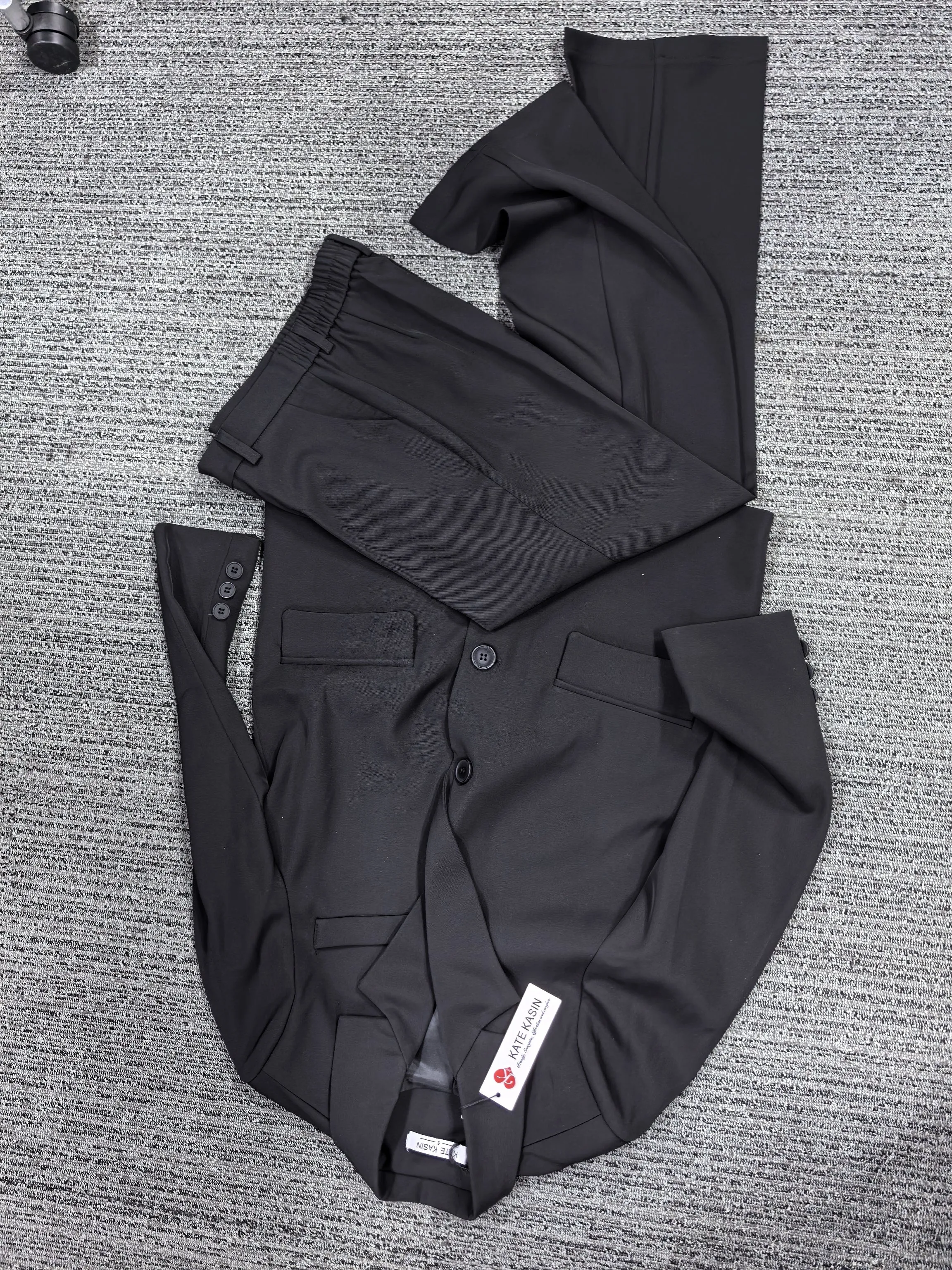 Kate Kasin Women's 2-Piece Suits Slim Fit 1 Button Dress Suit Jacket Blazer & Pants Set sold by Kate Kasin product image thumbnail 3