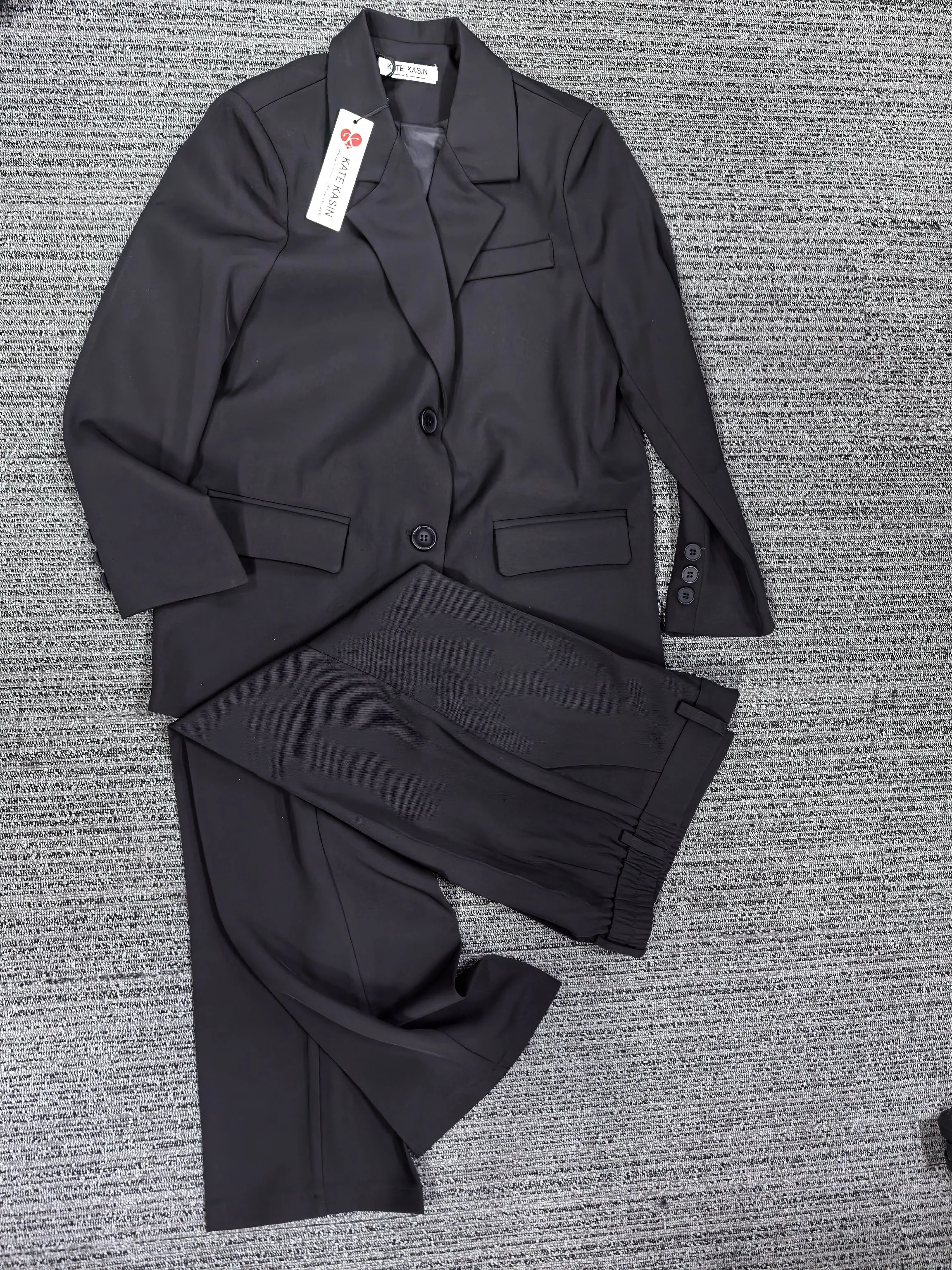 Kate Kasin Women's 2-Piece Suits Slim Fit 1 Button Dress Suit Jacket Blazer & Pants Set sold by Kate Kasin