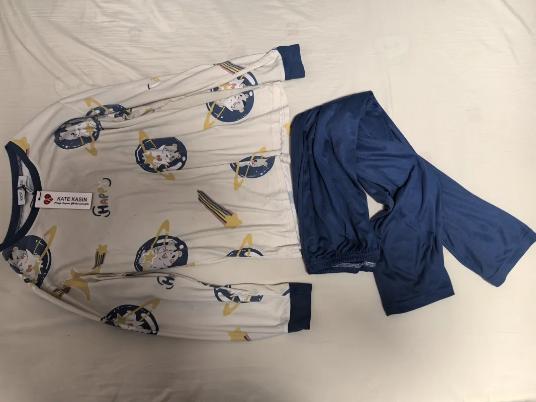 Kate Kasin Women's Pajama Sets Long Sleeve Sleepwear and Jogger 2 Piece Set sold by Kate Kasin