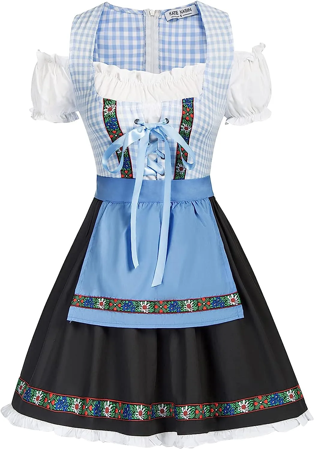 Women's German Dirndl Dress Costumes for Traditional Bavarian Oktoberfest Carnival Halloween sold by Kate Kasin product image thumbnail 4