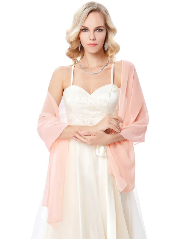 Chiffon Bridal Shawl Scarf Wrap Neckerchief made by Kate Kasin