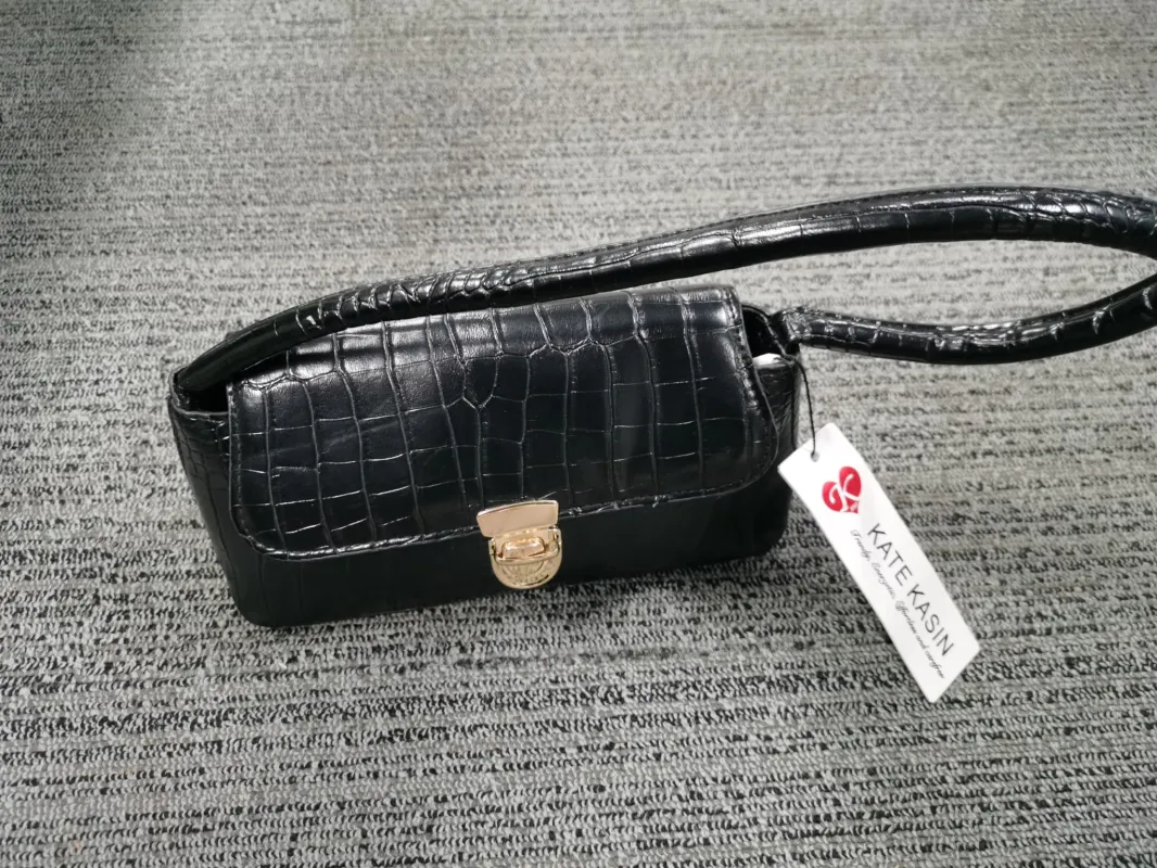 Kate Kasin Shoulder Bags for Women, Cute Handbag Mini Clutch Purse with Zipper made by Kate Kasin