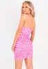 Kesha Purple Swirl Print Strappy Mini Dress sold by Missy Empire