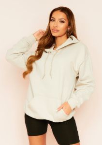 Nara Sand Fashun Slogan Oversized Hoodie sold by Missy Empire