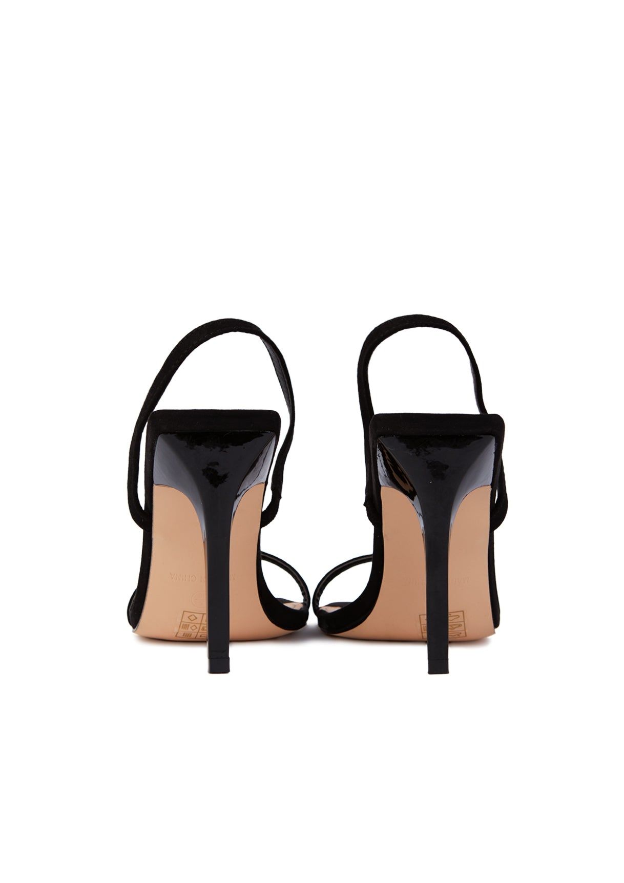 Black Square Strap Heels sold by Missy Empire product image thumbnail 4
