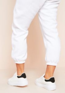 Derin White Chunky Platform Trainers sold by Missy Empire