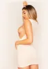 Michelle Stone Side Boob Ribbed Mini Dress sold by Missy Empire
