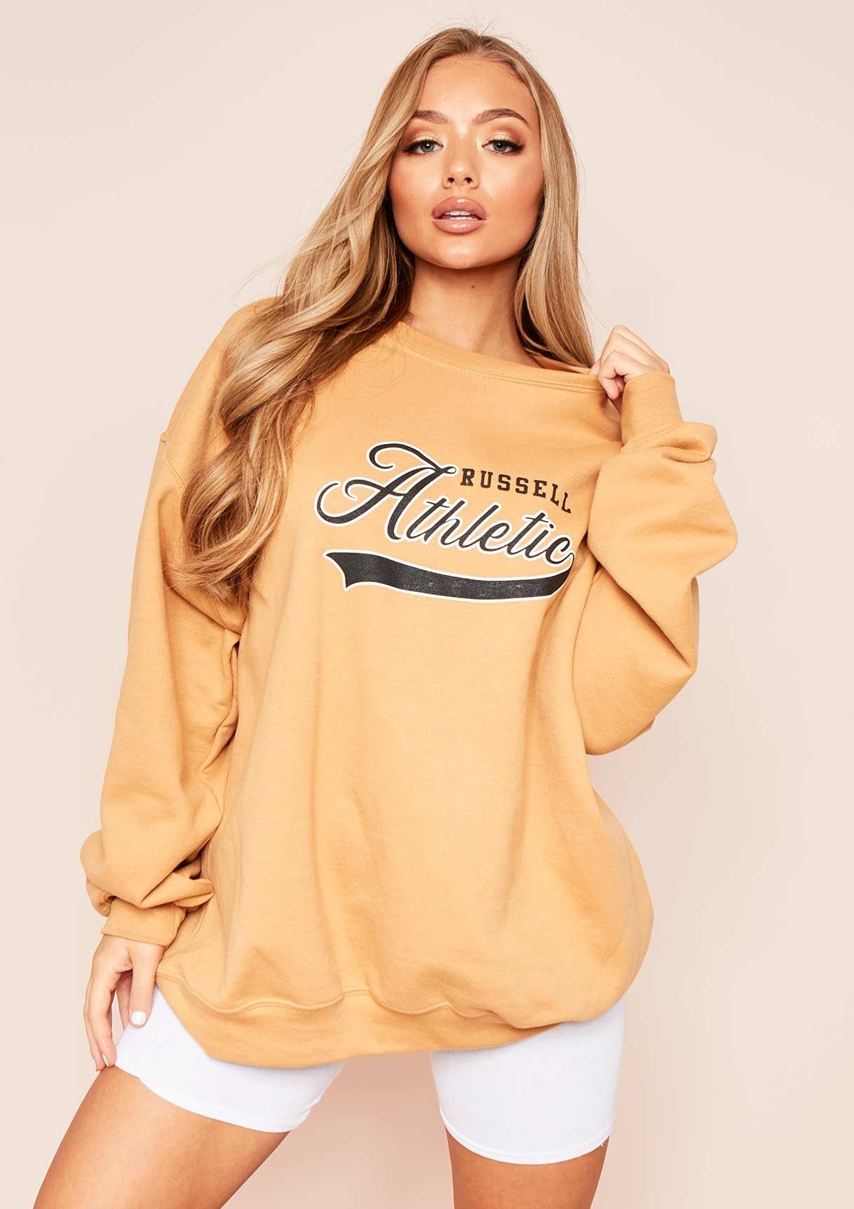 Sia Gold American College Oversized Sweatshirt sold by Missy Empire product image thumbnail 3