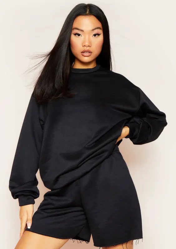Penny Black Oversized Sweatshirt sold by Missy Empire