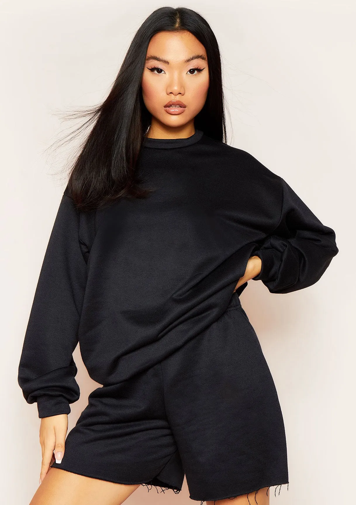 Penny Black Oversized Sweatshirt sold by Missy Empire