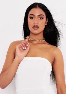 Sami Gold Chunky Chain Necklace sold by Missy Empire