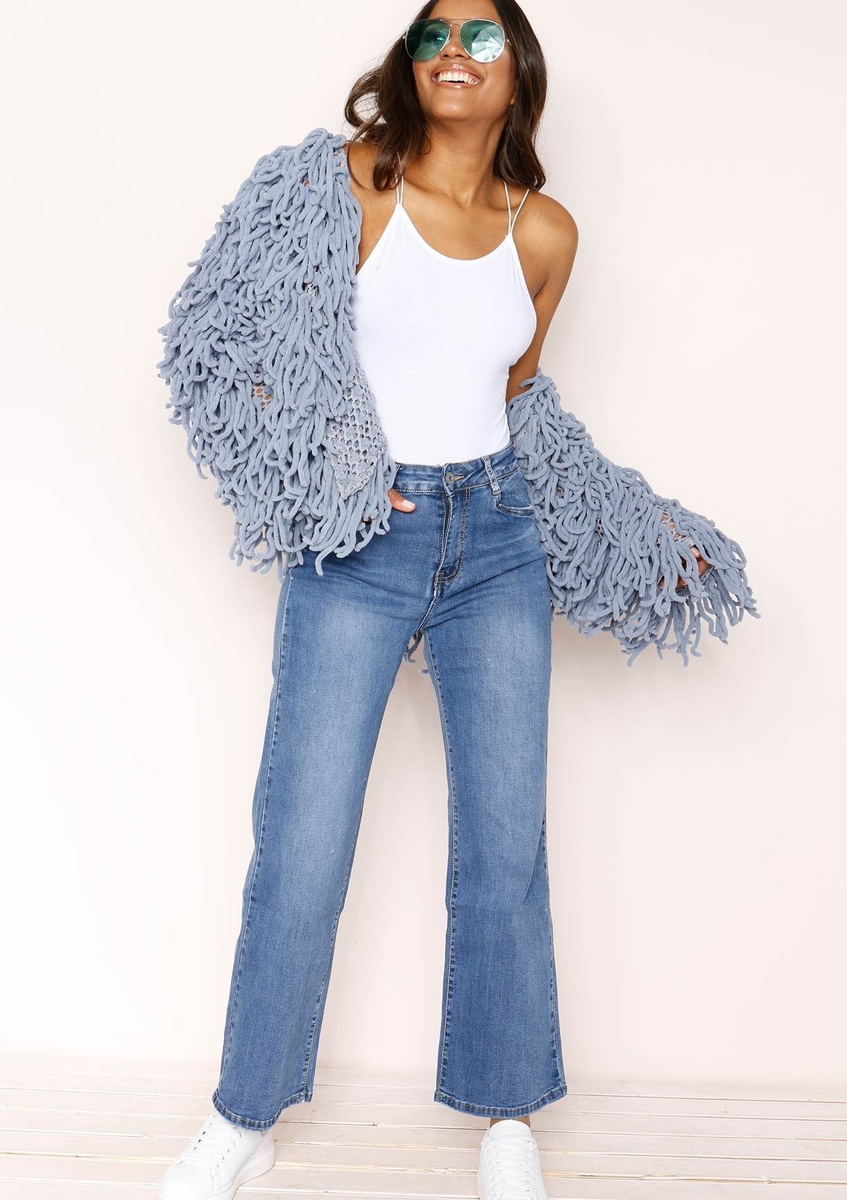 Daphne Denim Wide Leg Jeans sold by Missy Empire product image thumbnail 4