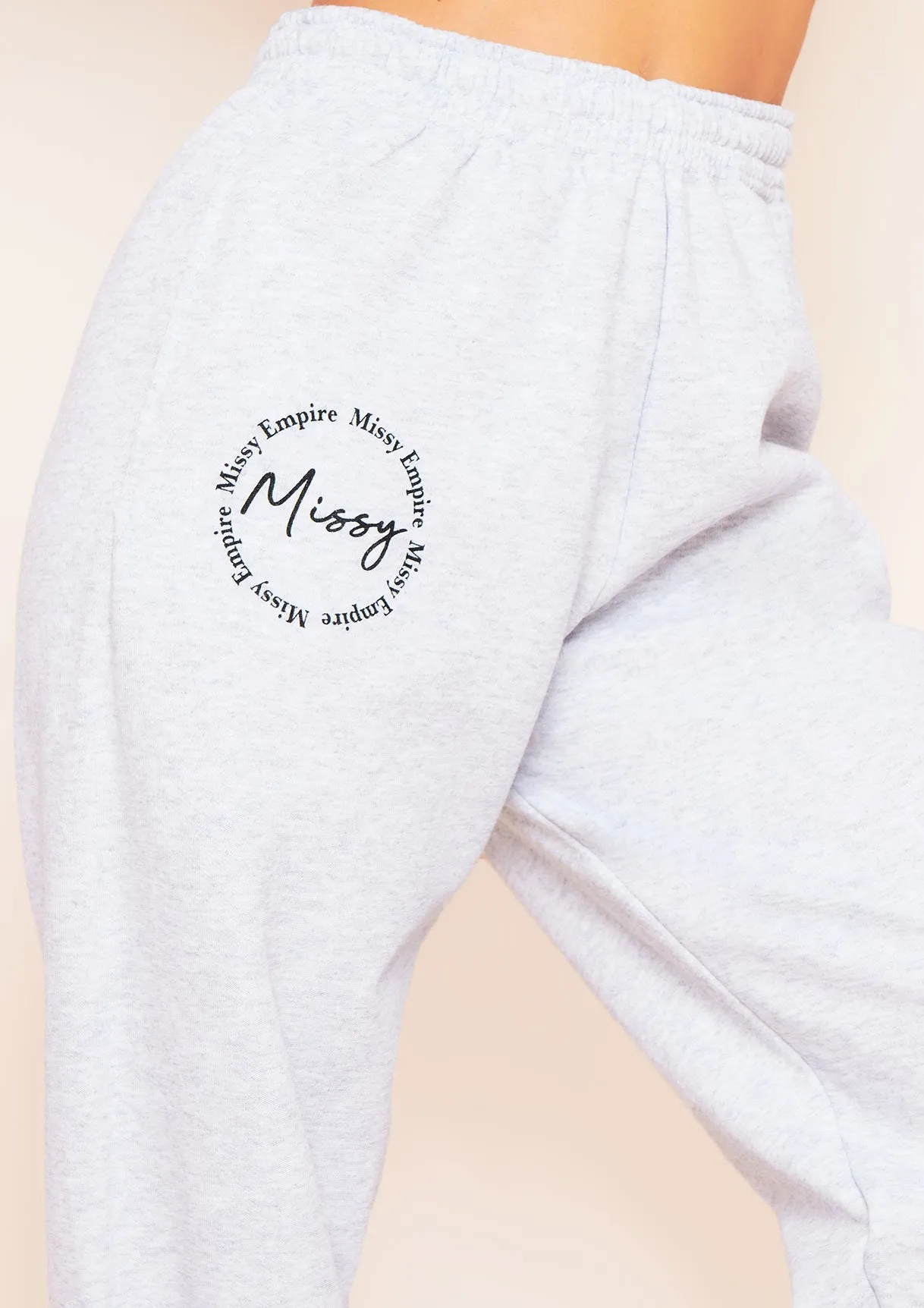 Liliana Grey 'Missy' Slogan Casual Joggers sold by Missy Empire product image thumbnail 2