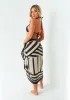 Margot Cream Linen Look Sarong Scarf sold by Missy Empire