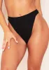 Maria Black High Waisted Thong Knickers sold by Missy Empire