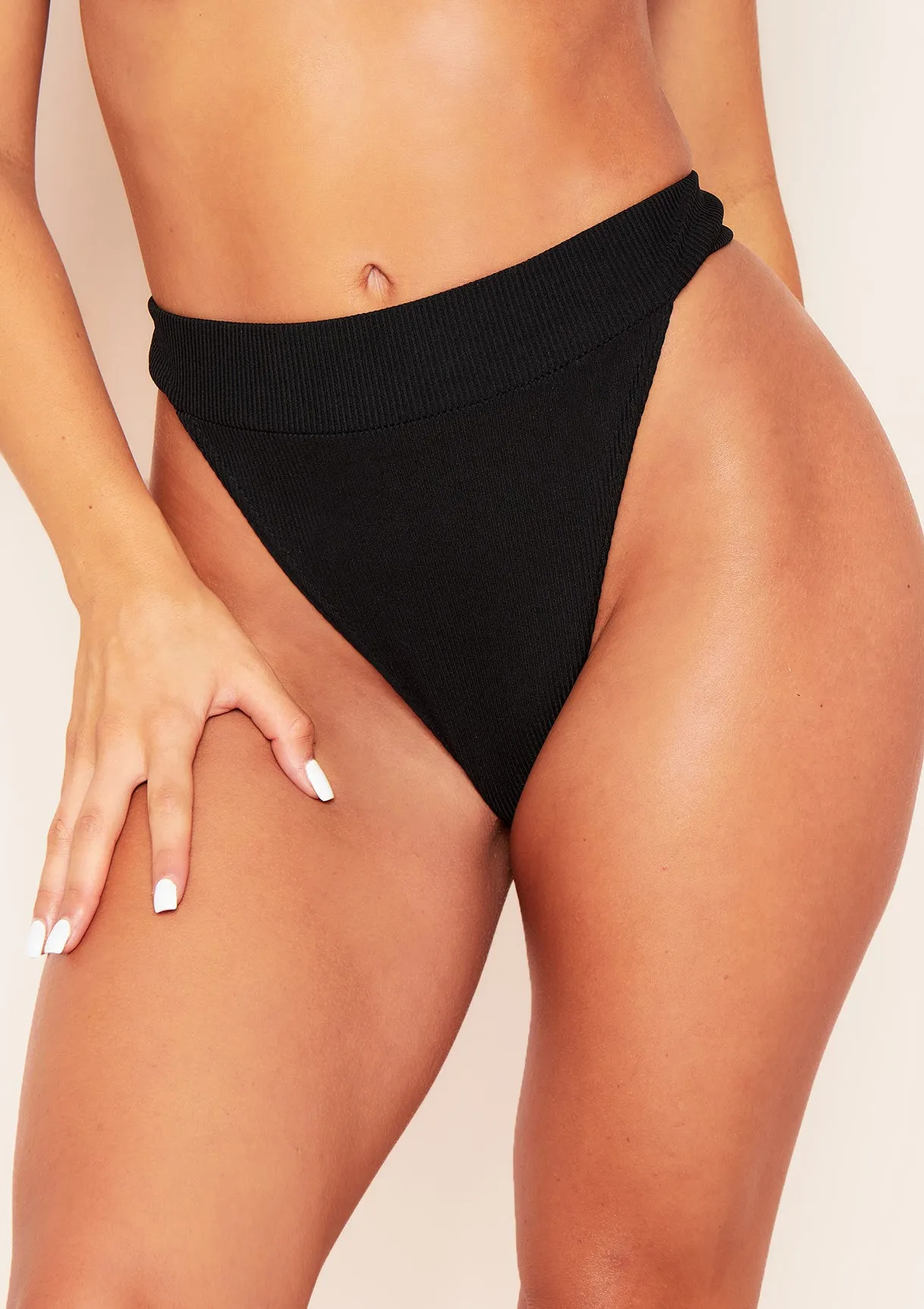 Maria Black High Waisted Thong Knickers sold by Missy Empire product image thumbnail 4