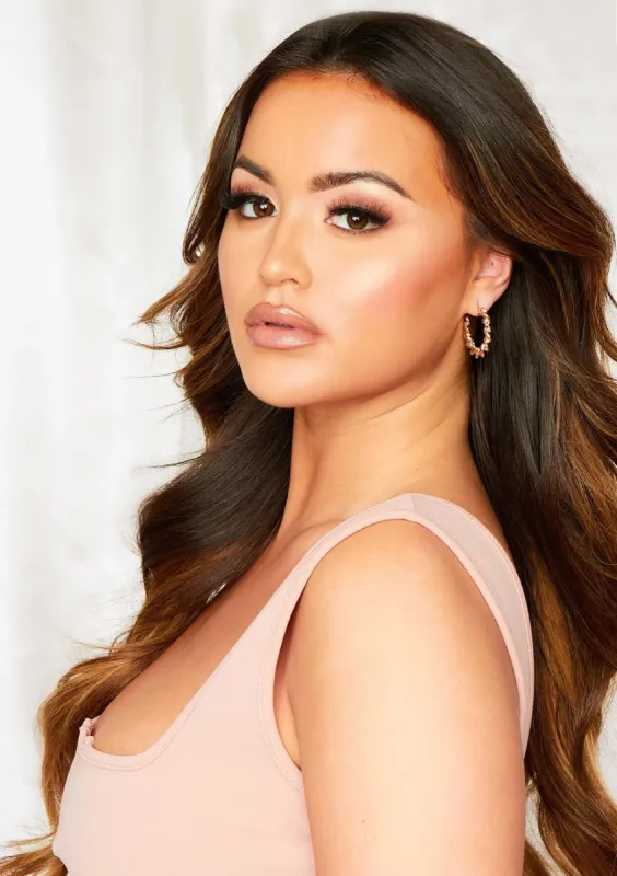 Ana Gold Small Chunky Twist Hoop Earrings sold by Missy Empire