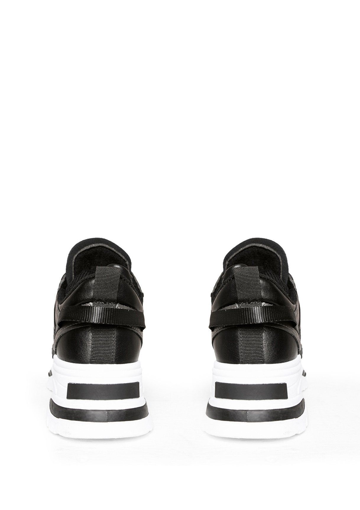 Felia Black Chunky Sole Trainers sold by Missy Empire product image thumbnail 7