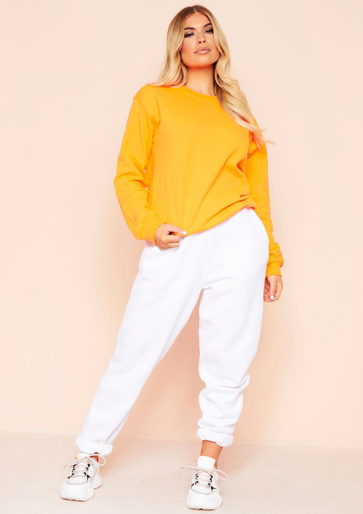 Sophie Orange Missy Empire Graphic Oversized Sweatshirt sold by Missy Empire product image thumbnail 2