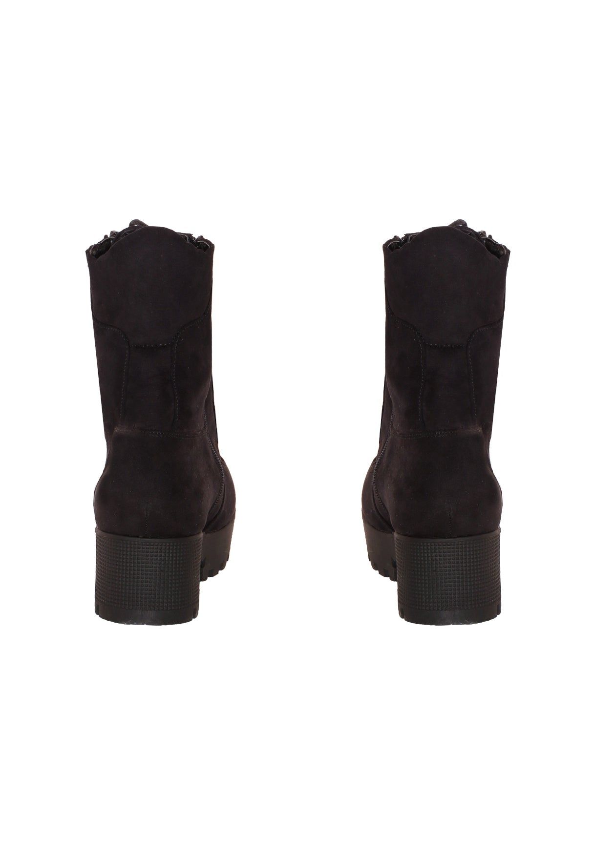 Orlaith Black Faux Suede Lace Up Boots sold by Missy Empire product image thumbnail 2