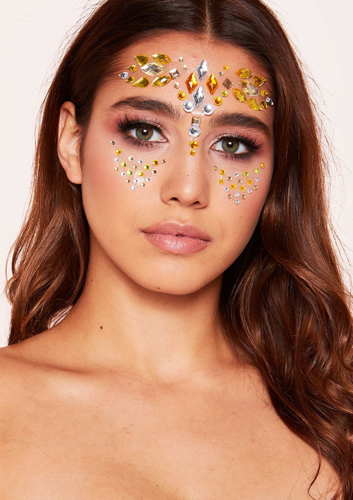 Yellow Face Gems sold by Missy Empire product image thumbnail 2