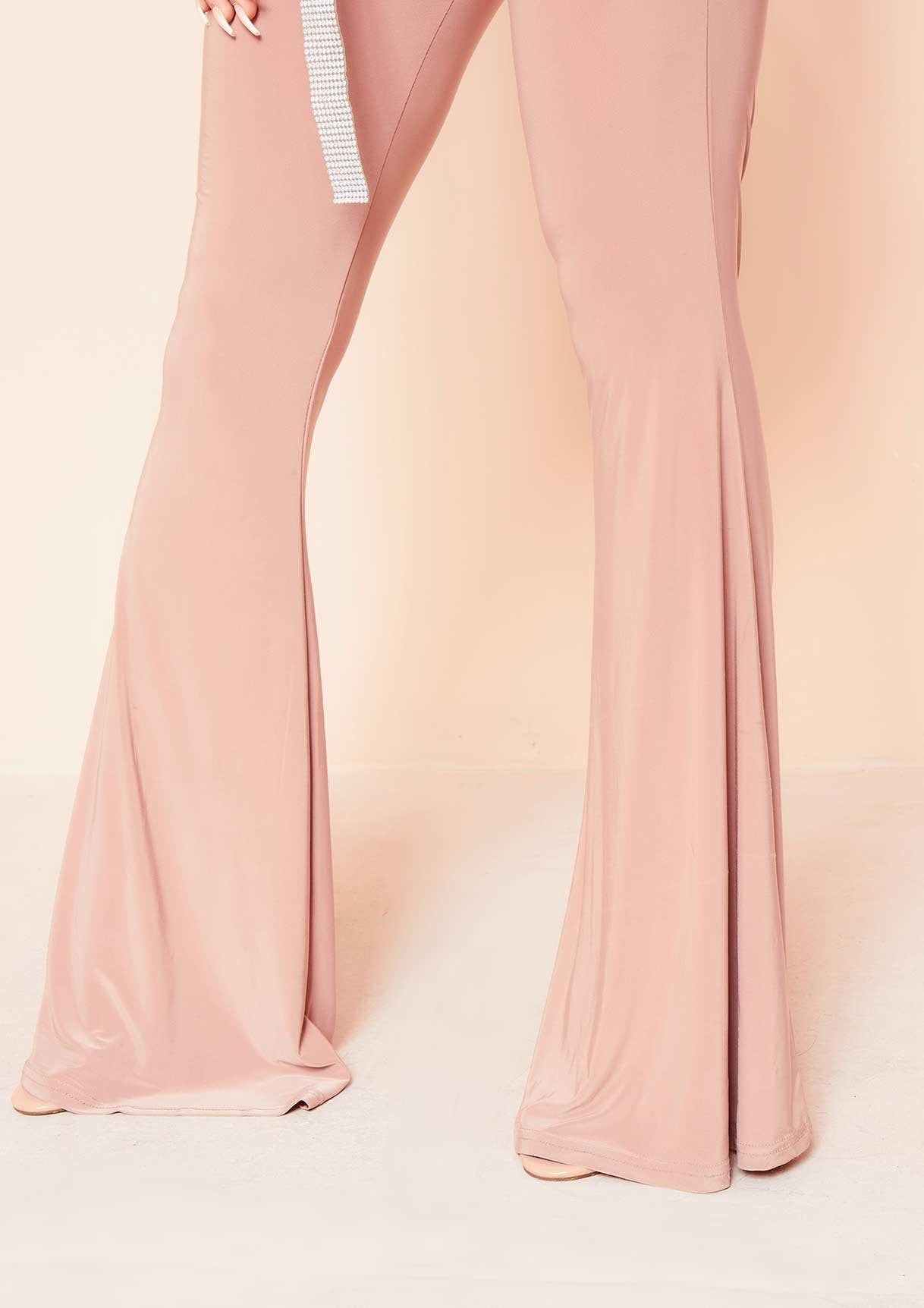 Justine Rose Slinky Extreme Flare Trousers sold by Missy Empire product image thumbnail 5