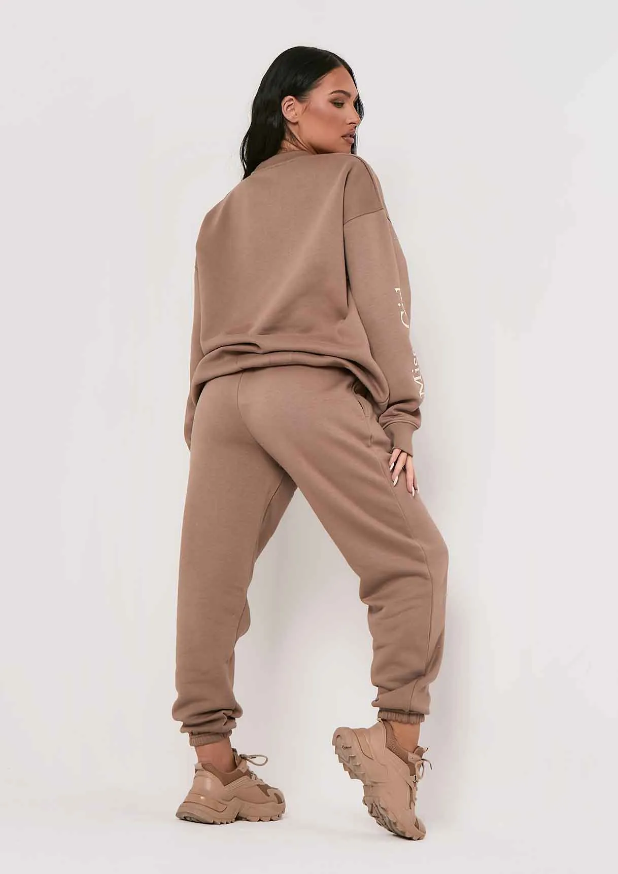 Daisy Mocha Missy Empire Club Sweatshirt sold by Missy Empire product image thumbnail 3